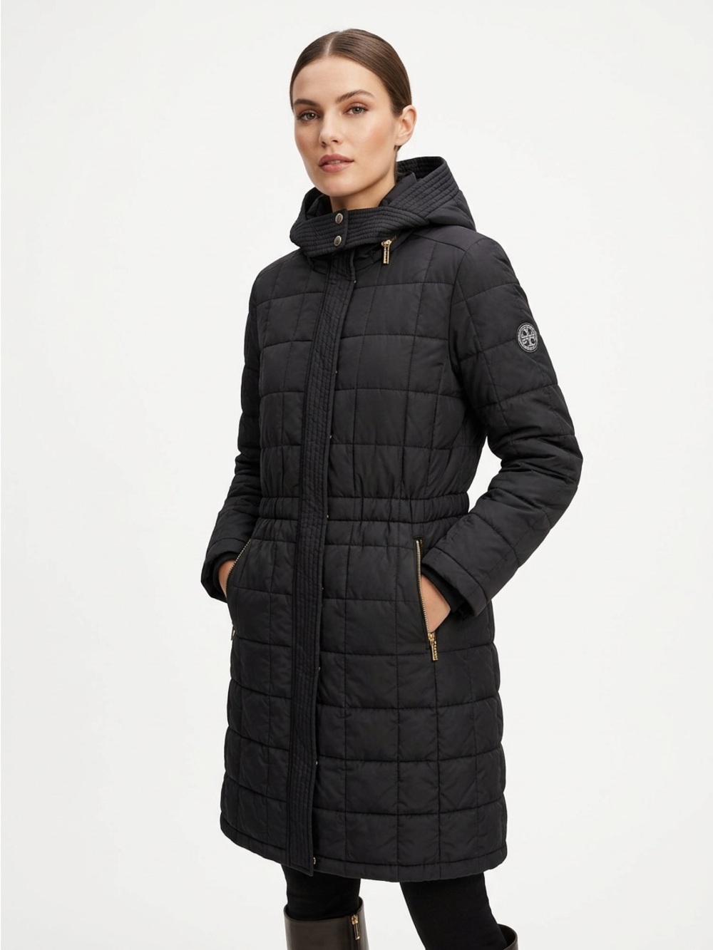 TORY BURCH QUILTED LONG JACKET